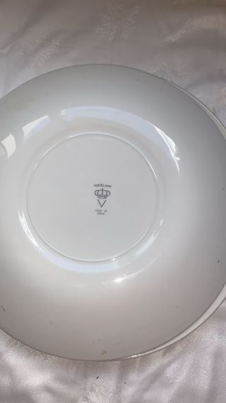 Juego de platos y fuente Porzelanit