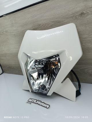 ✅ Careta KTM Led 2024-2025 Blanco