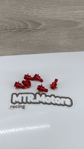 ✅ Tornilleria Horquilla KTM/YAMAHA/HONDA Rojo