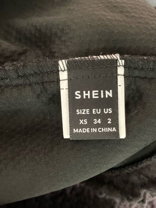 Cappotto nero donna tg XS Shein