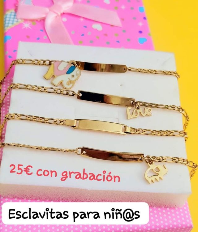 Esclavas para bebe y adultos desde 18e.