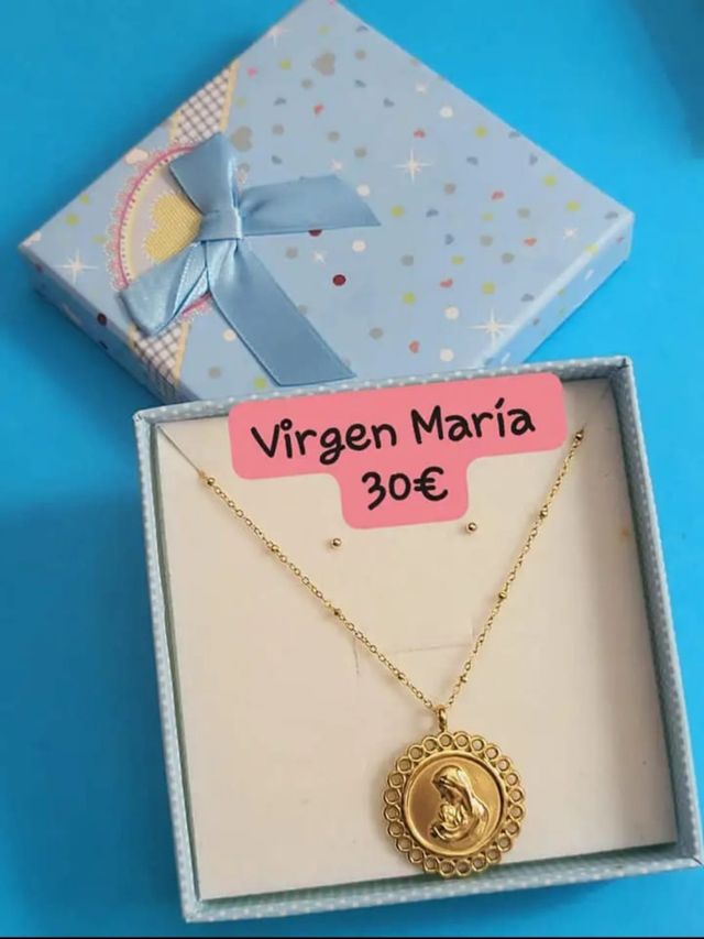 Virgencitas de oro laminado 30€
