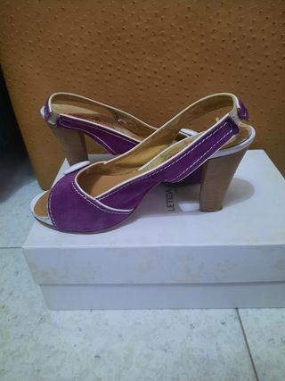 Sandali con i tacchi Letizia Ferrari