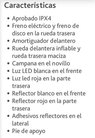 Patín eléctrico Denver Black 10"