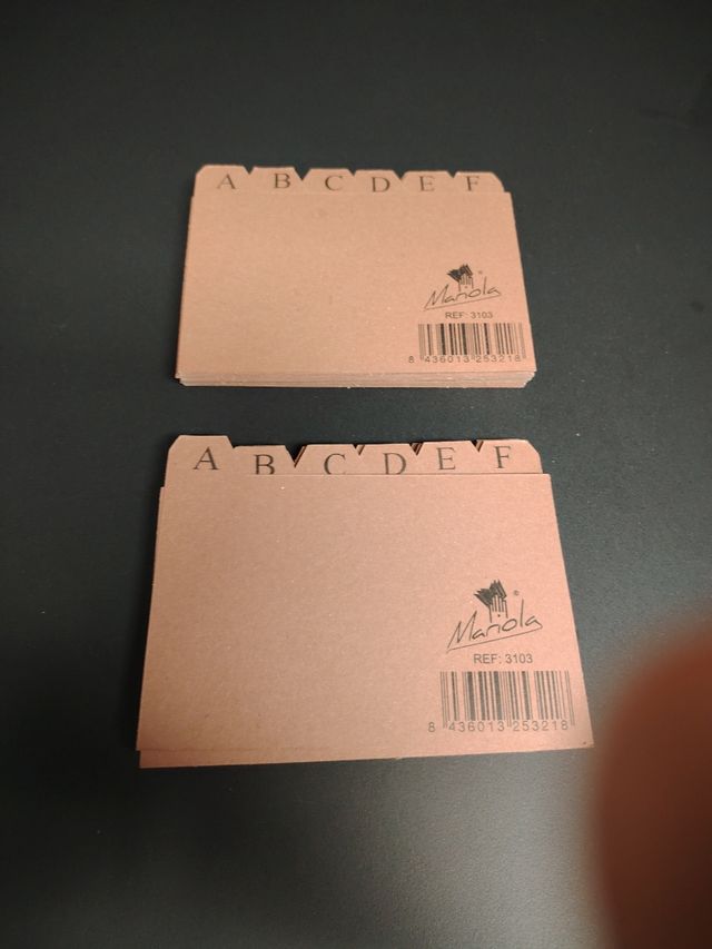 Abecedario archivador