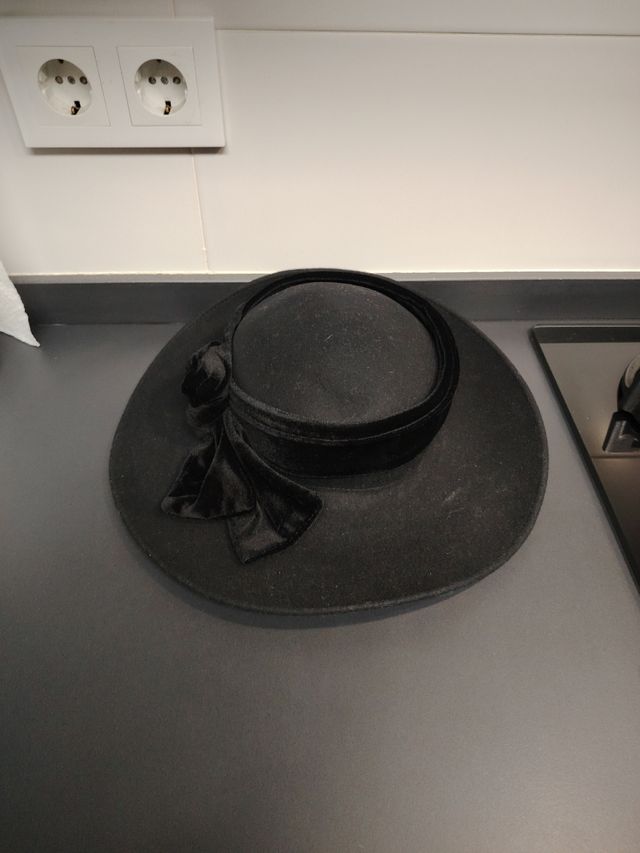 Sombrero mujer negro