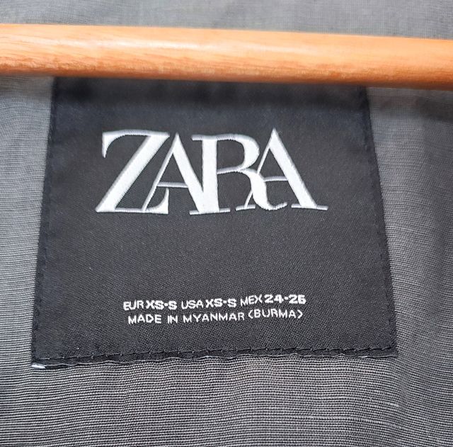 Casaco/abrigo em linho oversize Zara XS- L