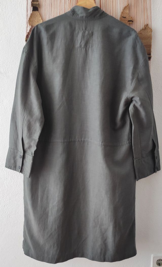 Casaco/abrigo em linho oversize Zara XS- L