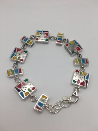 Pulsera Tous plata mosaicco