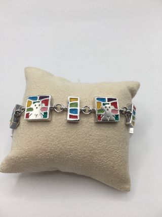 Pulsera Tous plata mosaicco