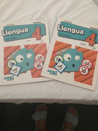 Libros 4 primaria Llengua