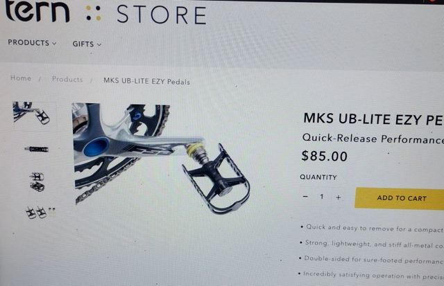 Pedali rimovibili MSK Ezy