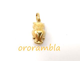 Colgante oro 18k BUHO