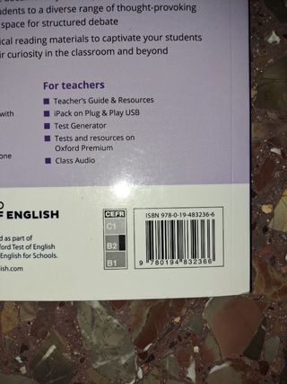 Libro Inglés 2° Bach