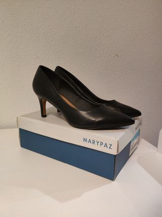 Zapato tacón negro T40