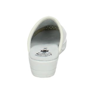 Zuecos de Piel Blancos Made in Spain - Talla 35-41