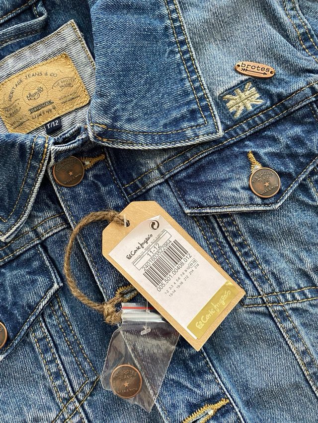 Cazadora vaquera niño T11-12