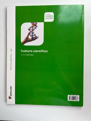 Cultura cientifica 1Bach- Santillana