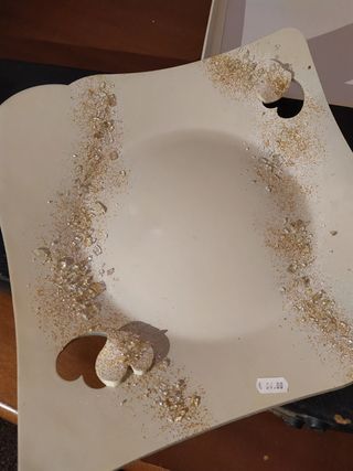 Vassoio in vetro di murano