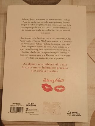Libro Rebeca y Julieta