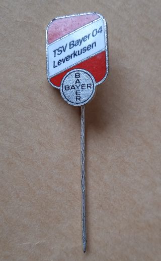Banderín firmado Bayer Leverkusen 1988