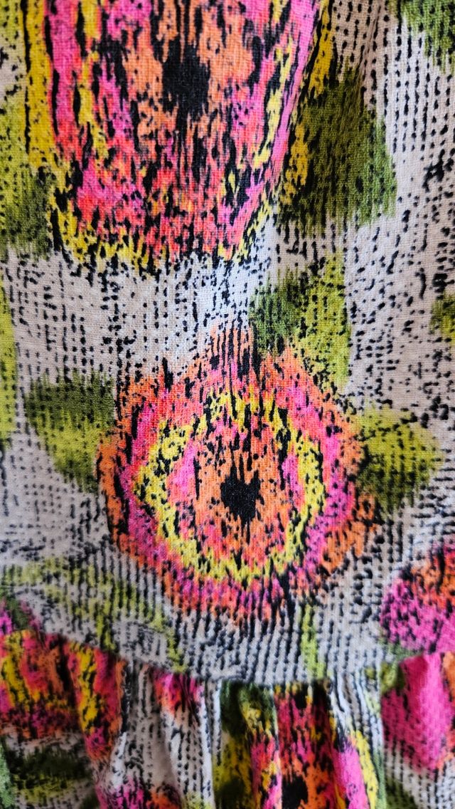 Vestido estampado flores