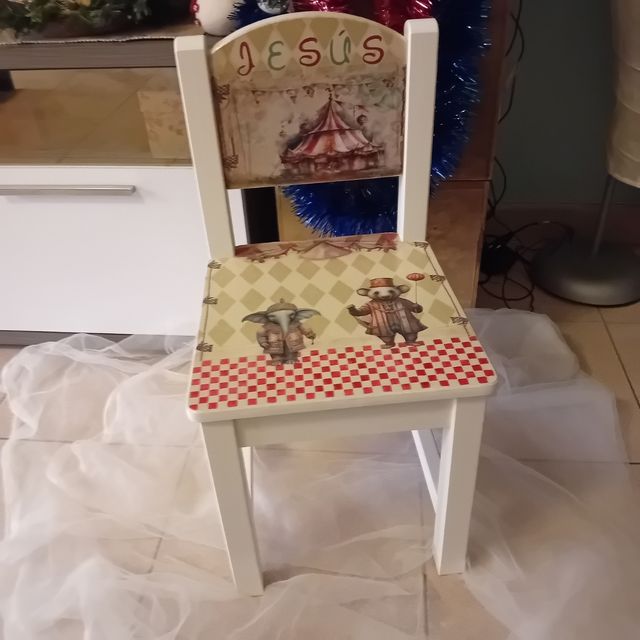 Silla infantil madera