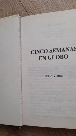 Libro: Cinco semanas en globo