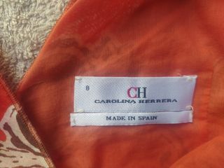 VESTIDO MARCA CAROLINA HERRERA