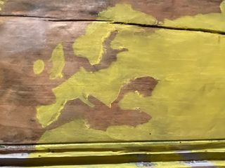 Cuadro decorativo mapa mundi