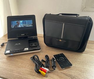 Dvd portatil para coche con funda 