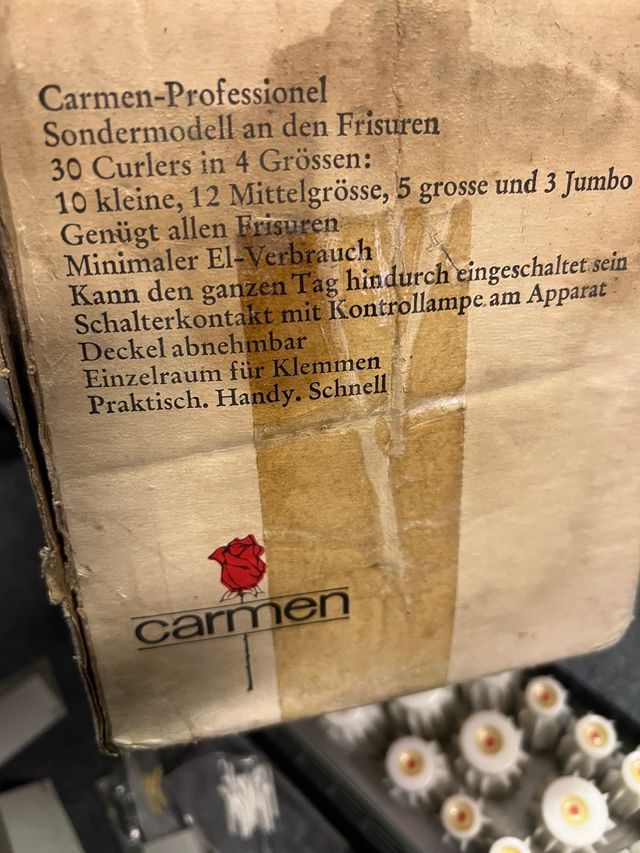 bigodini termici riscaldanti con elettricità