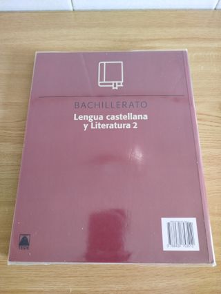 Libro Lengua Castellana y Literatura 2 Bachiller