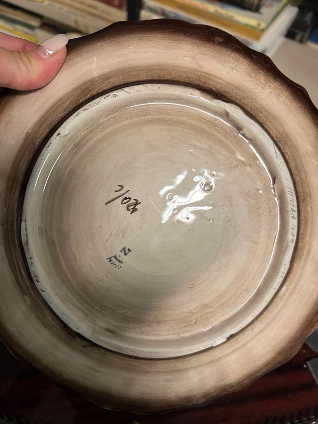 Centro tavola ceramica capodimonte