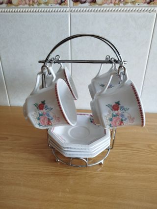 Soporte colgador tazas