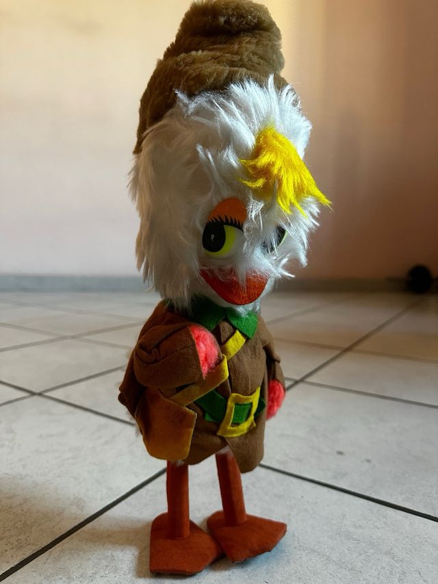 Peluche vintage pulcino anni 60