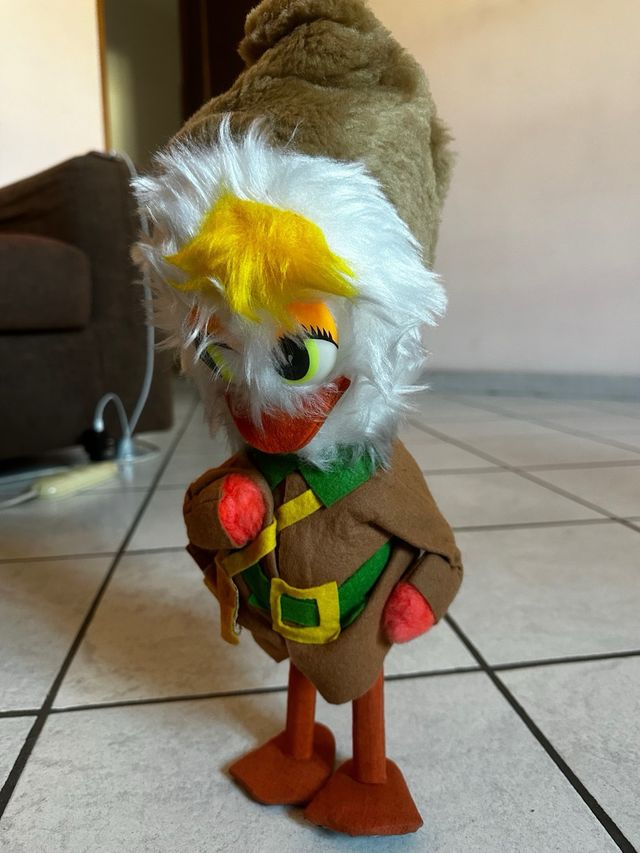 Peluche vintage pulcino anni 60