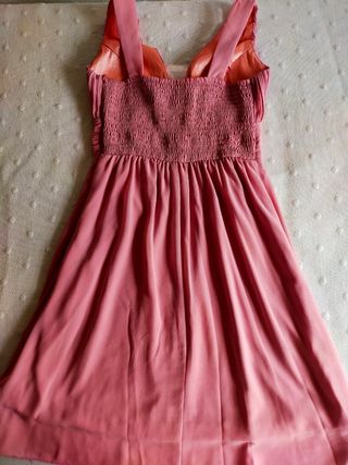 Vestido rosa palo  