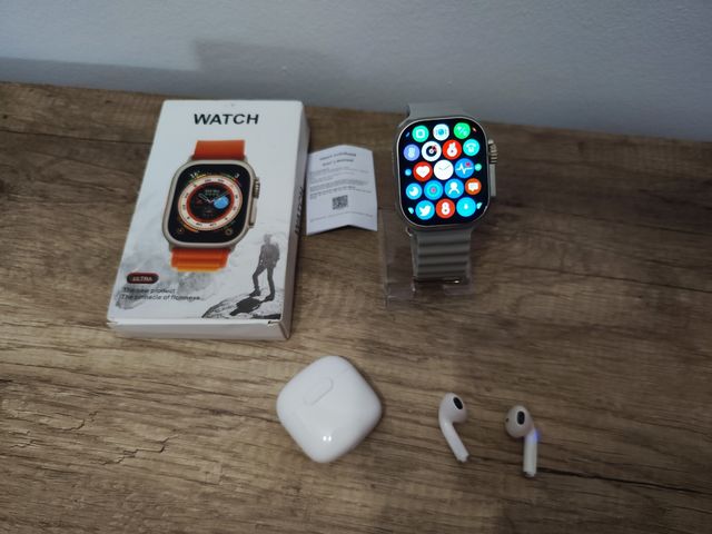 Pack Smartwatch 8 Ultra + Auriculares A2