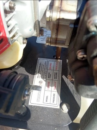 Carretilla sulfatadora de gasolina