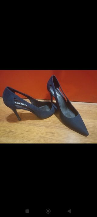 Zapatos Mango Azul