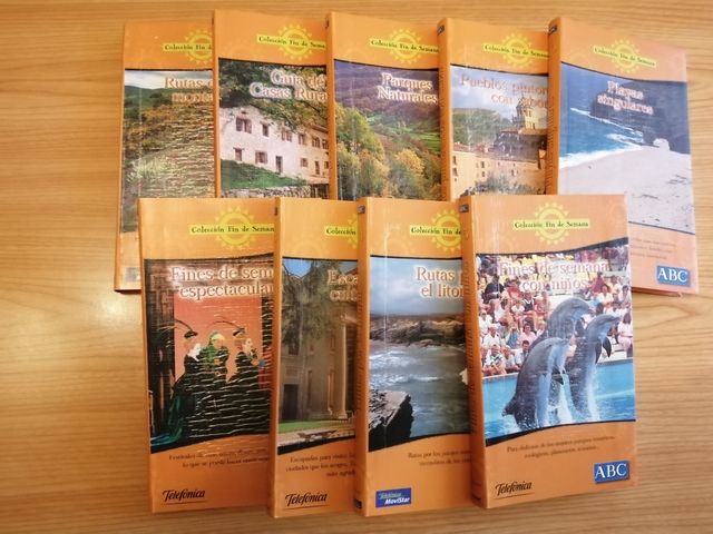 Lote de 9 guías de viajes