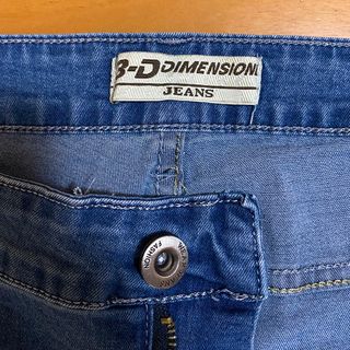 3-D Dimensione Jeans Skinny Sim Fit Blu Casual