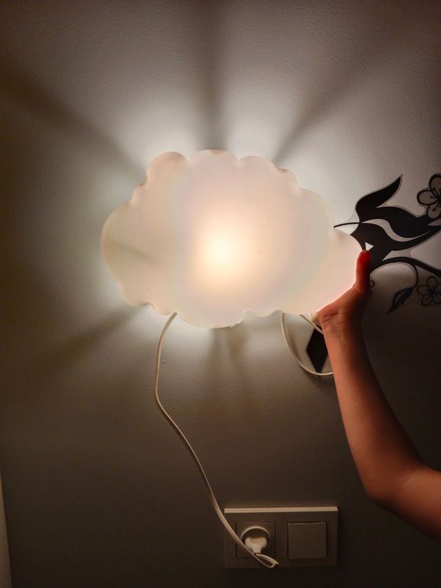 Lamparita nube, cuarto infantil