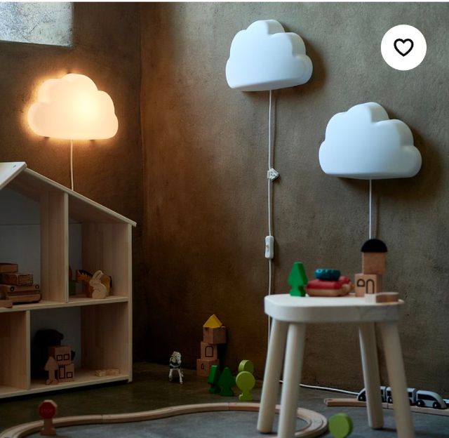 Lamparita nube, cuarto infantil