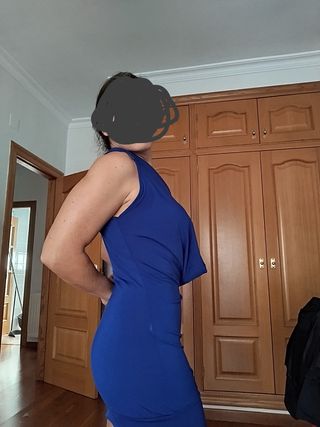 Vestido fiesta azul