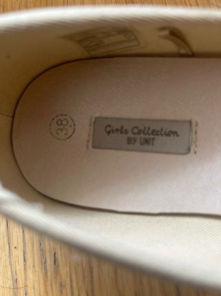 Manoletinas doradas T38