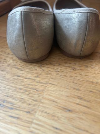 Manoletinas doradas T38