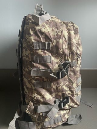 50/55 l mochila militar gris