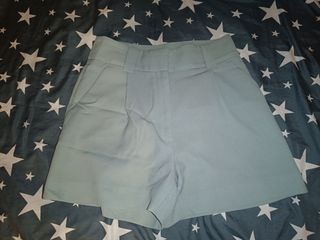 Pantalones de vestir cortos turquesa